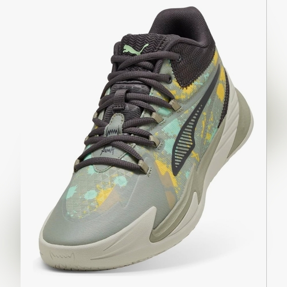 Size 9.5 Puma Dagger Points In The Paint Mens Shoes 31216801 Lux Armi Fresh Mint - Picture 6 of 7